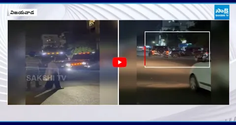 Youths Create Chaos On Road With Thar Jeeps In Vijayawada 1
