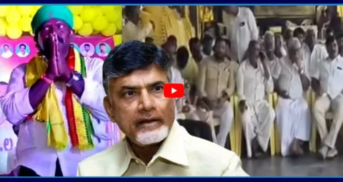 TDP Dalith MLAs Protest Against Chandrababu 1