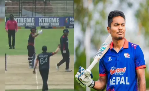Nepal Star Rohit Paudel Given-LBW Furious Reaction ICC Might Punish