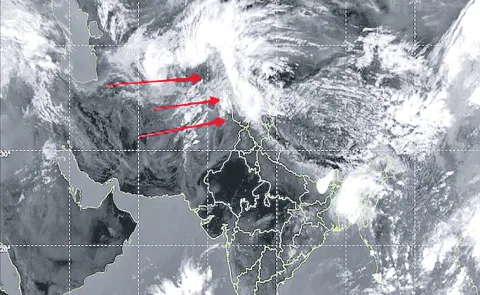 Western Disturbance is approaching northwest India
