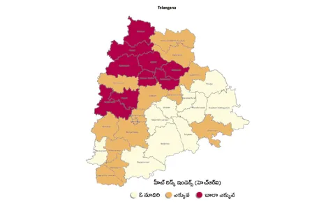 District-Level Heat Risk Index for 734 Indian districts