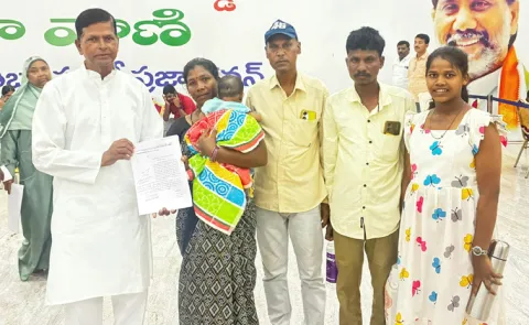 CM Prajavani Stands by Orphaned Tribal Children