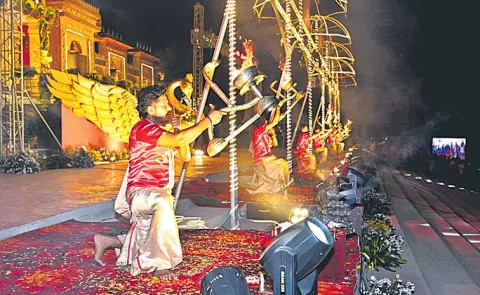 Saraswati Pushkaralu Started at Kaleshwaram 2026  