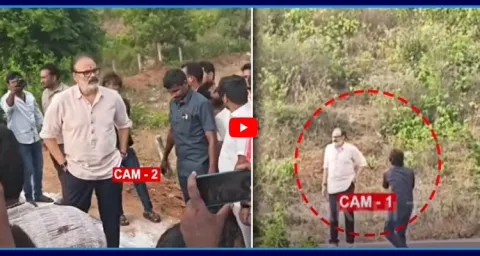 Janasena Leader Nagababu Hulchal At Vijayanagaram  1