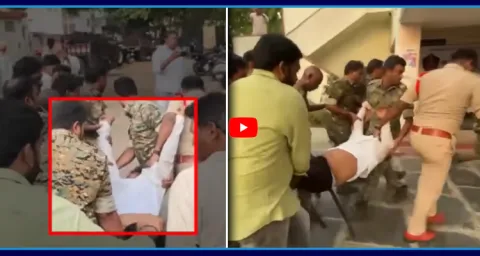 Ponnur CI Arrest YSRCP Leader Ashok Babu 1