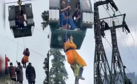 tourists stranded mid air after major technical fault hits gulmarg