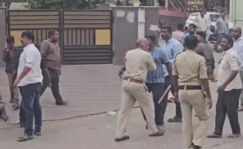 TDP Faction Clash in Proddatur: MLA and Ex Leader Supporters Pelt Stones