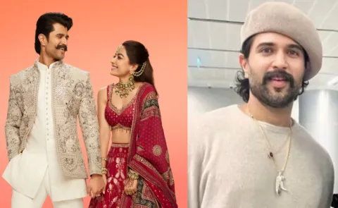 Vijay Deverakonda Wears R Pendant, this is for Rashmika Mandanna