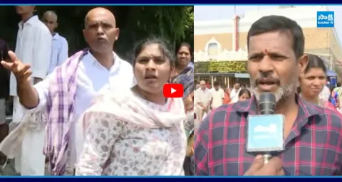 Heavy Rush In Tirumala Devotees Fires on TTD Management  1