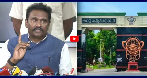 PV Sunil Kumar Strong Warning To Andhra University Vice-Chancellor 1