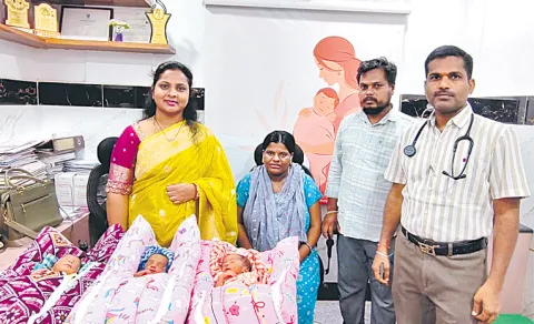 Woman Gives Birth To Triplets In One Delivery