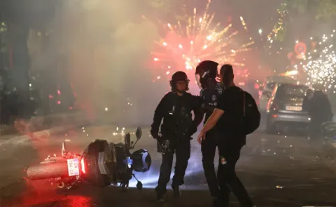 PSG fans set fires, scuffle with police after Champions League title win