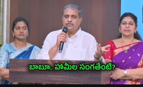 Sajjala Ramakrishna Reddy Comments On Chandrababu