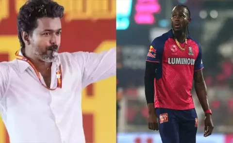 England Cricketer Jofra Archer Old Tweet Viral Hero Vijay Landslide Win-Tamil Nadu8
