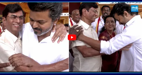 TVK Vijay Visuals at parents Residence in Chennai  1