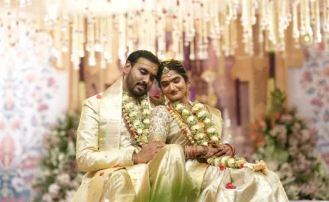 tollywood producer Vrk Rao Grand Children Marriage at hyderabad