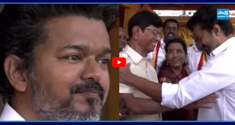 TVK Vijay Visuals at parents Residence in Chennai  1