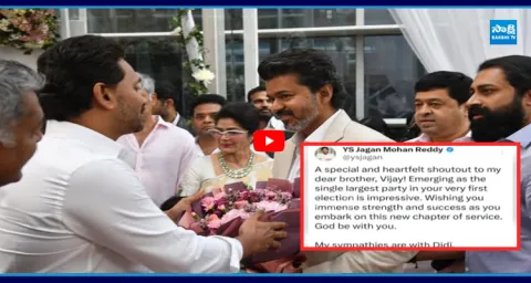 Jagan Says Wishes to Vijay For TVK Win In Tamil Nadu Assembly Elections  1