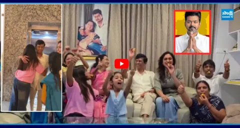 Winning Celebrations at TVK Vijay's Home 1