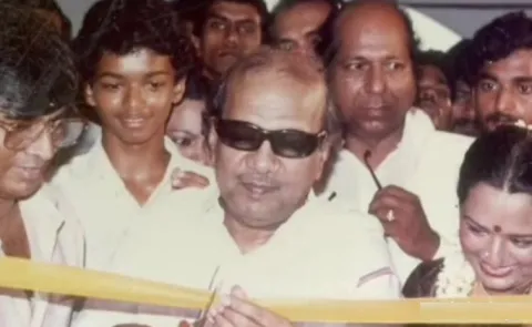 Director RGV Shares TVK Vijay And Karunanidhi Old Photo
