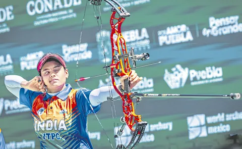 India compound archers excel at Archery World Cup