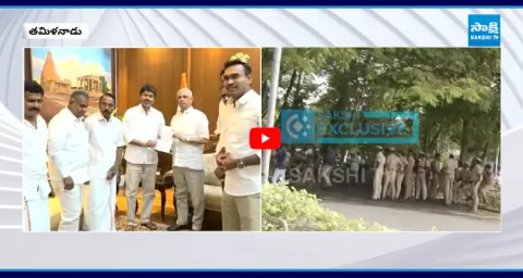 Congress Protest Against Governor Over Vijay Issue 1