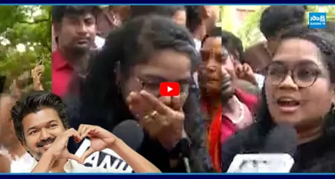 TVK Party Activists And Vijay Fans Celebrations At Vijay Home