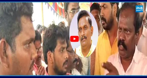 MLA Kolikapudi Srinivasa Serious On Govt Employees