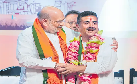Amit Shah announces Suvendu Adhikari as Bengal first BJP CM