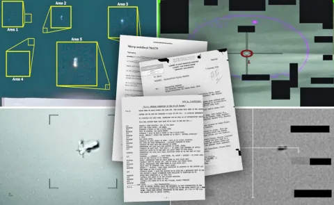 UFO documents released by the Pentagon