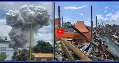 Mining Raw Material Blast In Myanmar 1