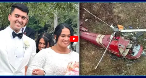 American Malayali Couple Helicopter Crash After Wedding In Atlanta 1