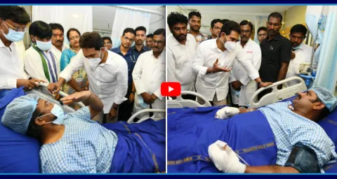 YS Jagan Mohan Reddy Support For Visakha Steel Plant Victims 1