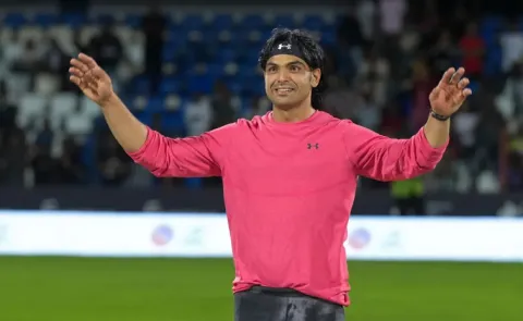 Neeraj Chopra Pulls-out-of-Doha Diamond League Due-to-Back injury