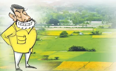 Chandrababu Government Is Encroaching Upon Agricultural seed farm lands