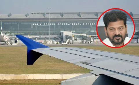 CM Revanth Reddy's flight diverted due to unfavorable weather conditions
