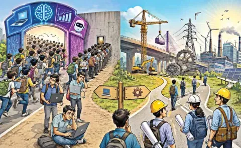 80 percent of people are inclined towards computer sciences and data sciences