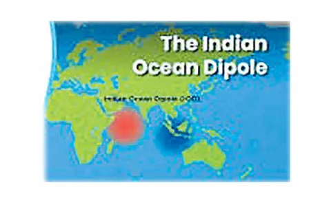 Rare weather condition in the Indian Ocean