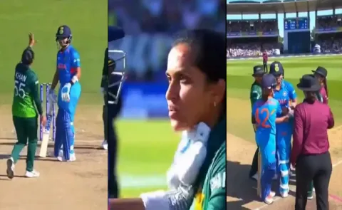 Fake video-India Vs Pakistan Fight Went viral ICC Women T20 WC