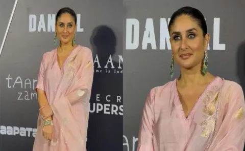 25 year bash Aamir Khan Productions Kareena Kapoor Stuns In Suit Heels