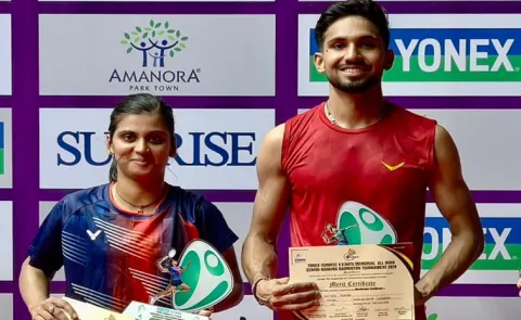 Nitin-Likhita Srivastava-Won GOLD Medal In Mixed Doubles-National Tourney