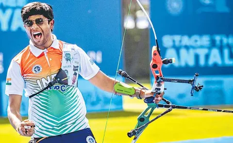 Bommadevara Dheeraj wins two gold medals in the World Cup tournament