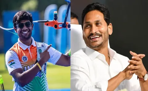 YS Jagan Congrats Archer Bommadevara Dheeraj Securing Gold Medal