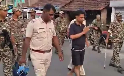 TMCs Pushpa of Falta Paraded in Shorts and Rope After Arrest