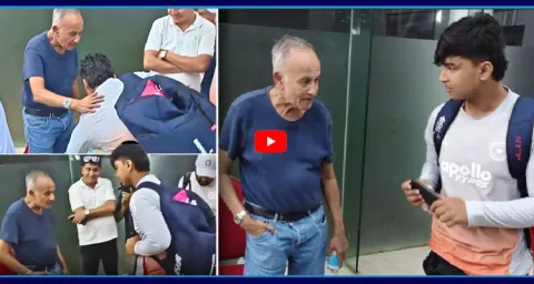 Sri Lanka Legend Anura Tennekoon Waits 1 Hour To Meet Vaibhav Suryavanshi 1