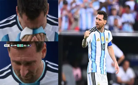 Messi Explained About Crying After-Hat-trick Goals Vs Algeria FIFA WC