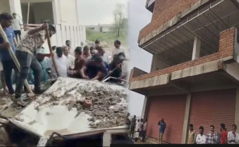 Two Die as Wall Collapses During Severe Hailstorm in Devarakadra