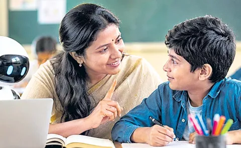 AI-Assisted Conversation Between Teacher And Student Regarding The Syllabus
