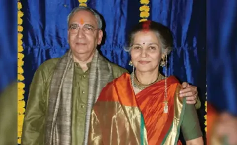 Love at 60 Veteran actor Suhasini Mulay interesting love story