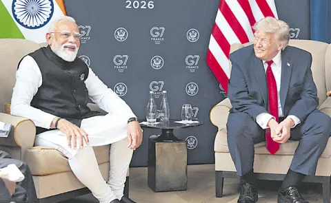 G7 Summit: Trump Meets Modi in France Amid Trade Deal and Security Discussions